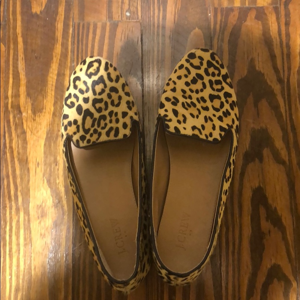 Jcrew Leopard Flats